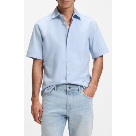 BOSS CAMISA RASH REGULAR FIT AZUL