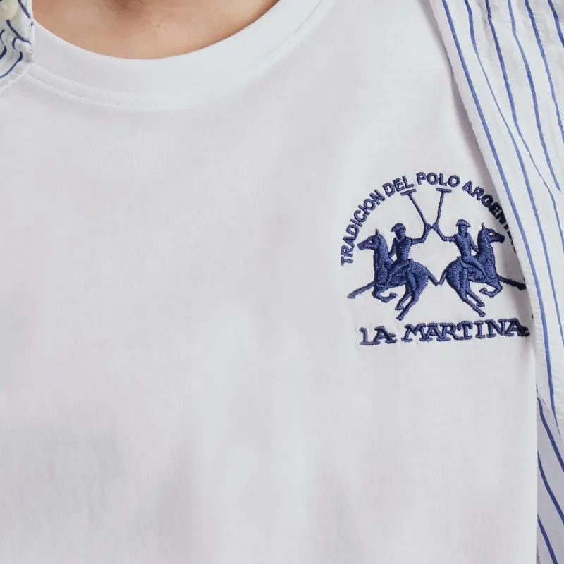 LA MARTINA T-SHIRT WHT