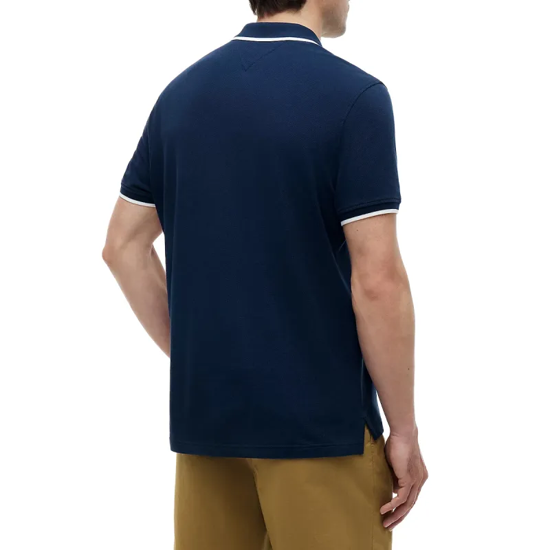 TH PIQUE UNDERCOLLAR NAVY