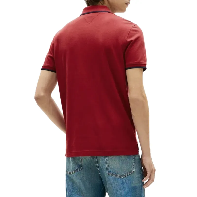 TH PIQUE UNDERCOLLAR RED