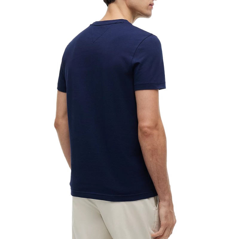 TH SLIM LOGO TEE NAVY