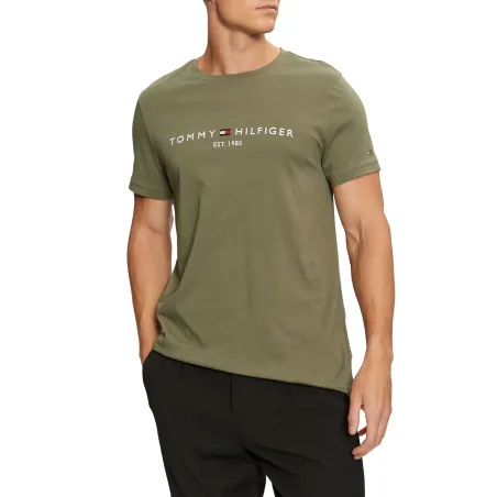 TH SLIM LOGO TEE GRN