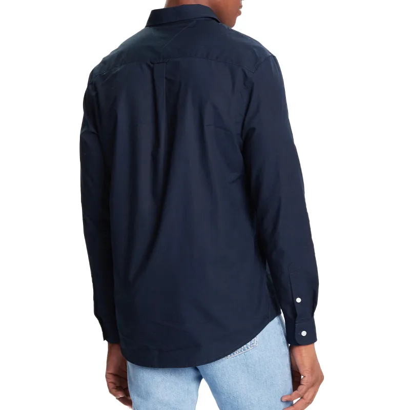 TOMMY REG POPLIN CAMISA NAVY