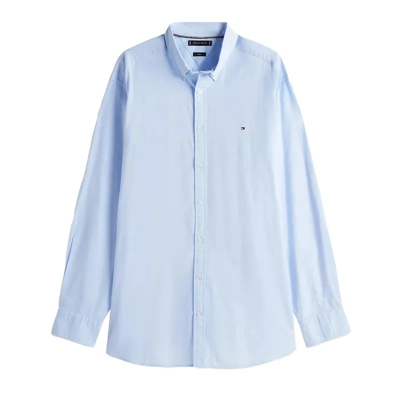 TOMMY BT-FLEX POPLIN SOLID CAMISA WHT