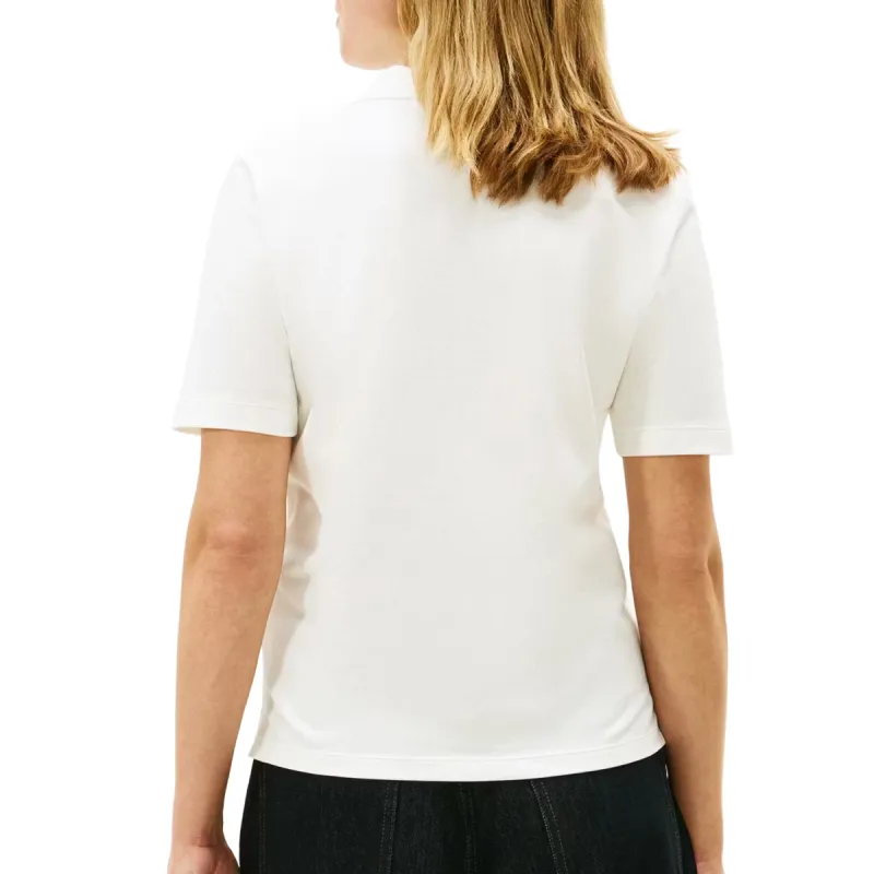 TH  MUEJR 1985 REG PIQUE POLO WHT