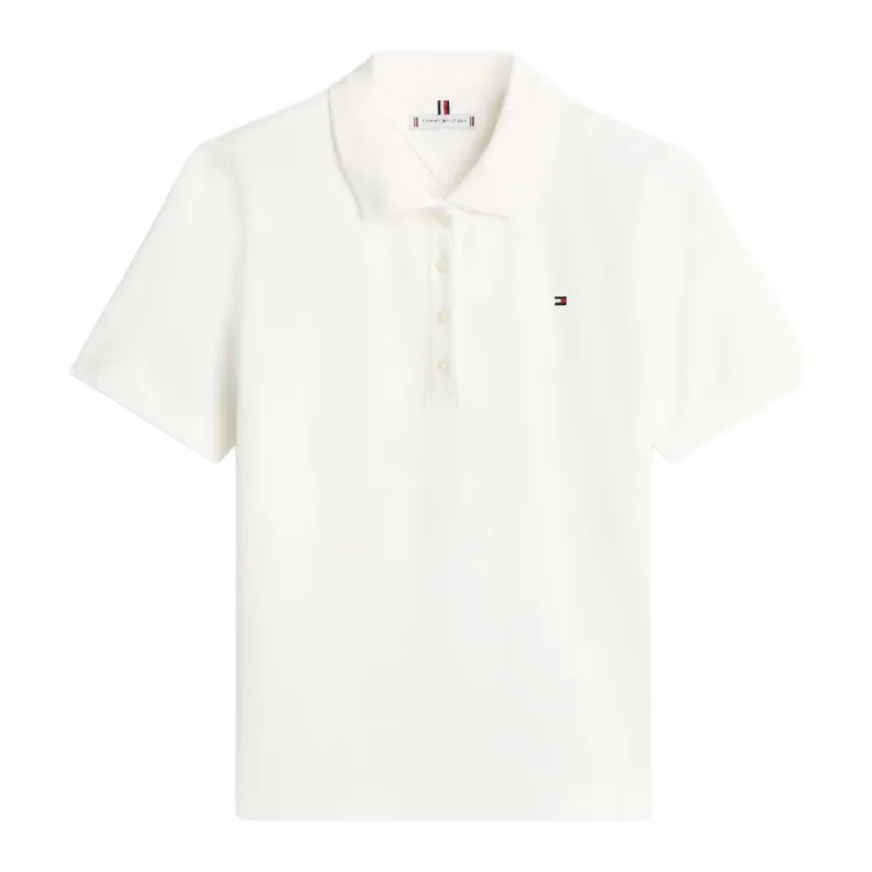 TH  MUEJR 1985 REG PIQUE POLO WHT