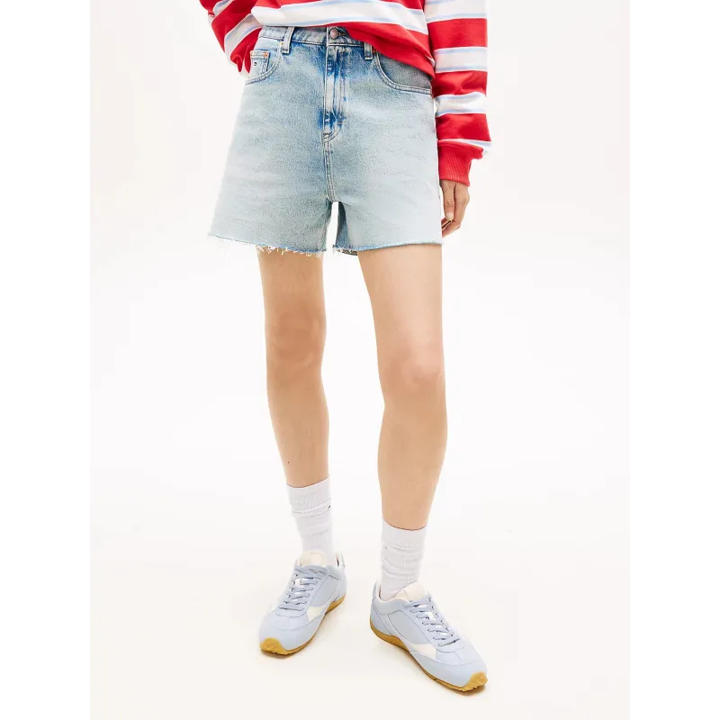 TOMMY Shorts vaqueros Mom rectos desteñidos