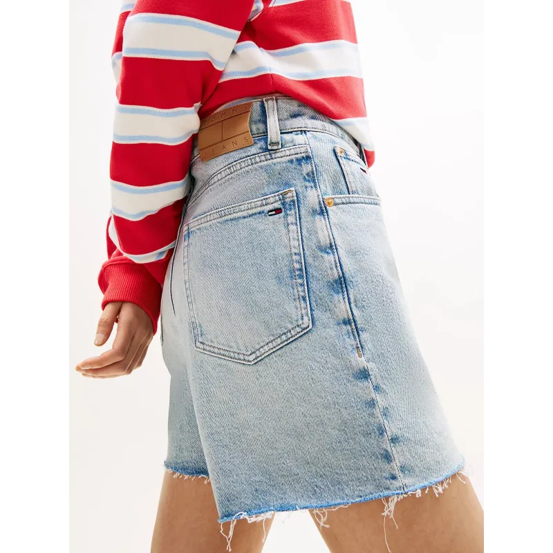 TOMMY Shorts vaqueros Mom rectos desteñidos