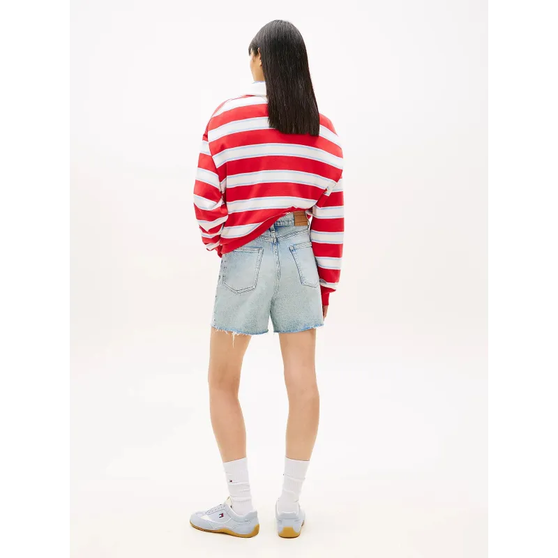 TOMMY Shorts vaqueros Mom rectos desteñidos