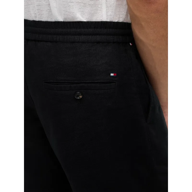 TH Pantalón corto chino Dover de mezcla de lino BLK