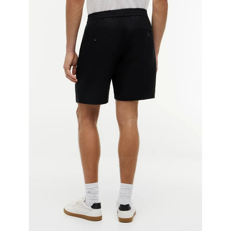 TH Pantalón corto chino Dover de mezcla de lino BLK