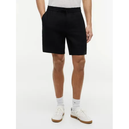 TH Pantalón corto chino Dover de mezcla de lino BLK