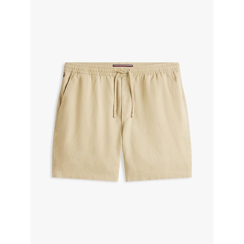 TH Pantalón corto chino Dover de mezcla de lino Khaki