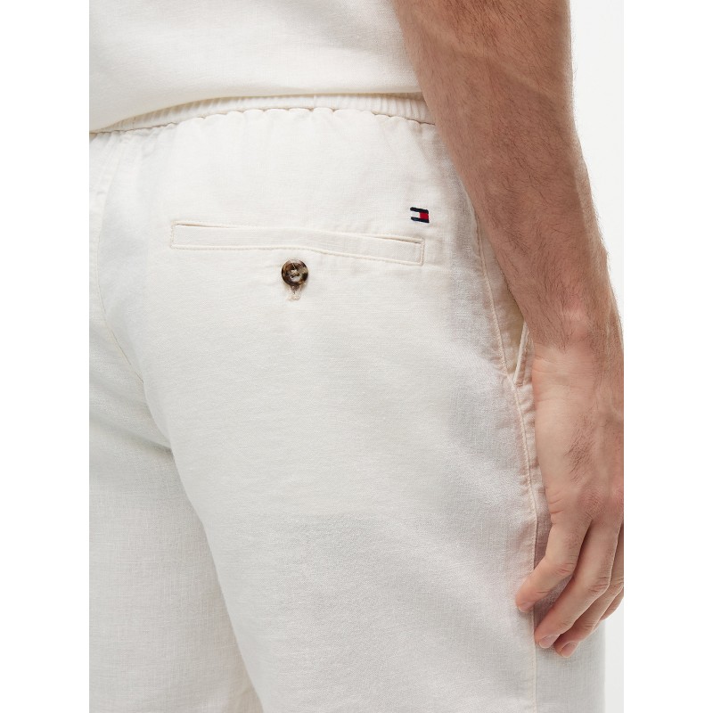 TH Pantalón corto chino Dover de mezcla de lino con corte regular