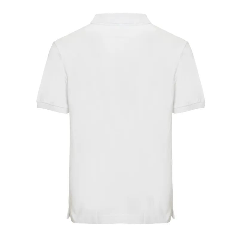 LA MARTINA POLO SS 30/1 COTTON PIQUE WHT