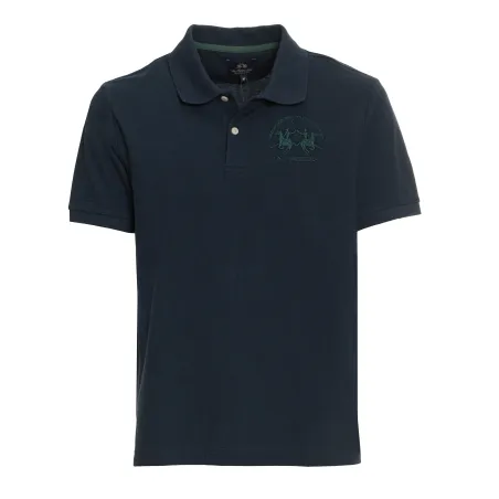 LA MARTINA POLO SS 30/1 COTTON PIQUE WHT