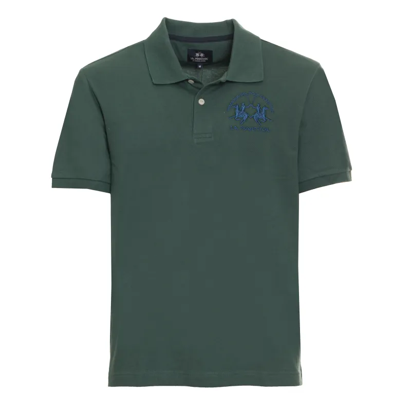 LA MARTINA POLO SS 30/1 COTTON PIQUE PINENNEDLE 