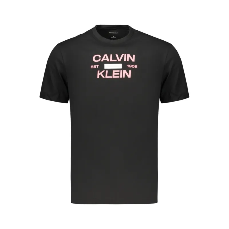 CK T-SHIRT EST1968 LOGO BLK