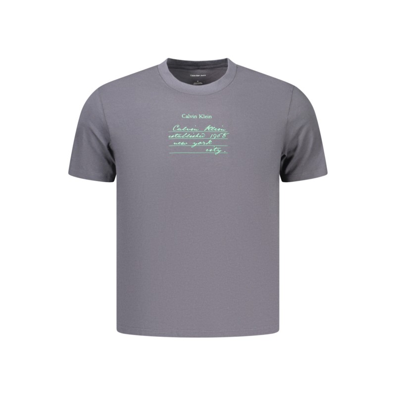 CK T-SHIRT LETT LOGO BLK