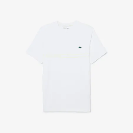 LACOSTE Camiseta deportiva estampada Ultra-Dry WHT