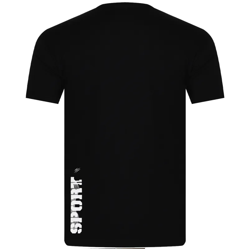 PLEIN SPORT VERTICAL T-SHIRT BLK