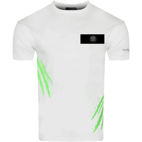 PLEIN SPORT SCRATCH T-SHIRTWHT