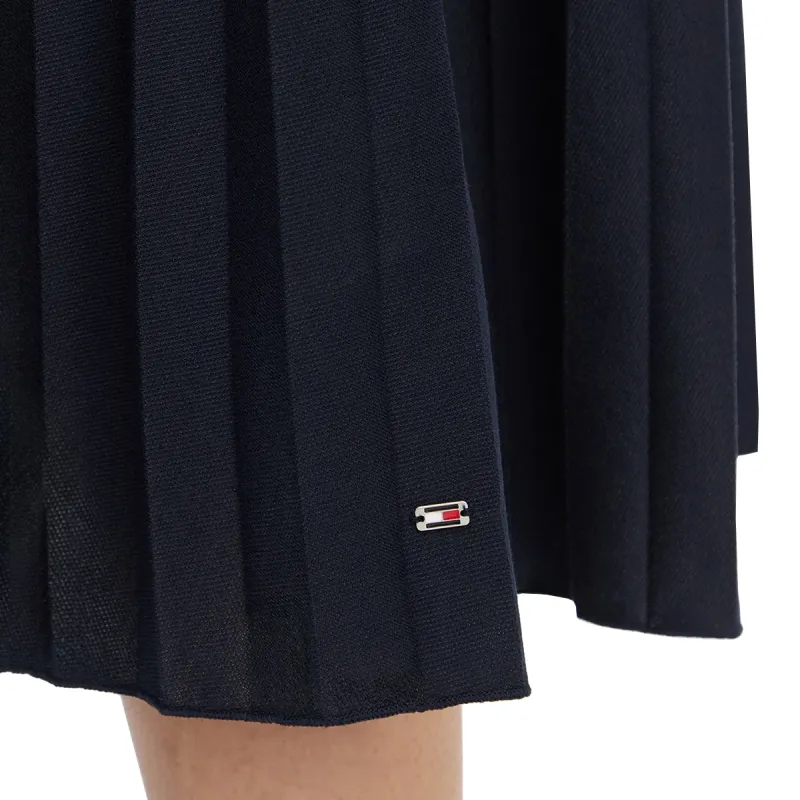 TH Vestido midi plisado sin mangas 1985