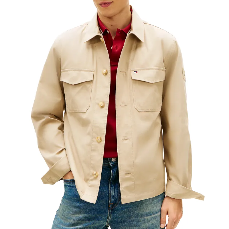 TH COTTON NYLON SHIRT JACKET RBT 