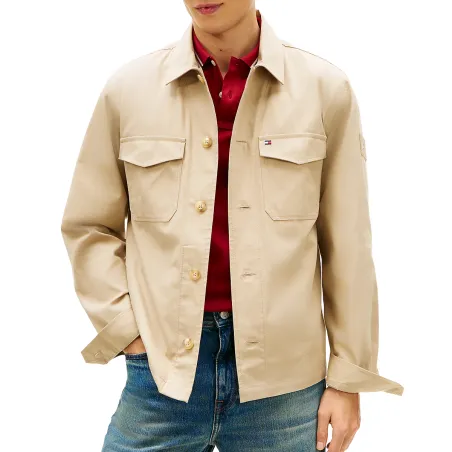 TH COTTON NYLON SHIRT JACKET RBT 