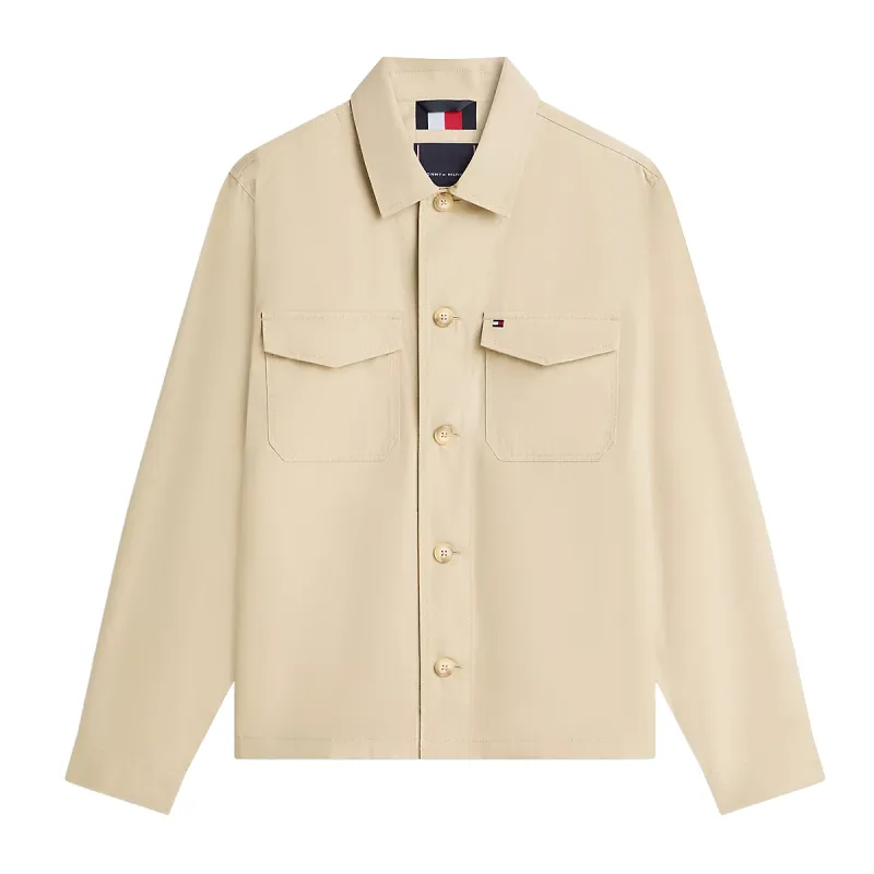 TH COTTON NYLON SHIRT JACKET RBT 