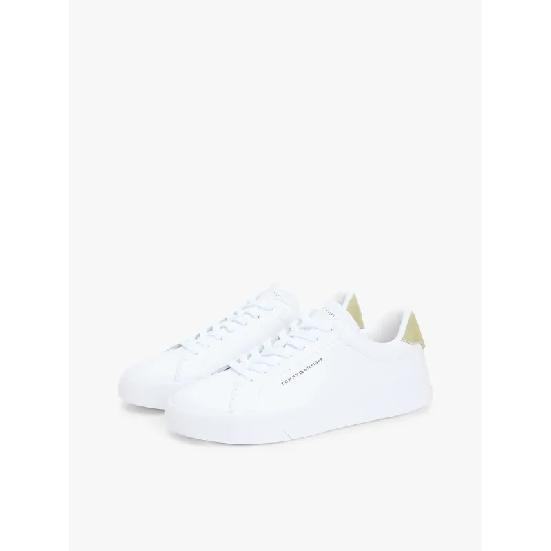 TH Zapatillas de tenis en piel con logo 