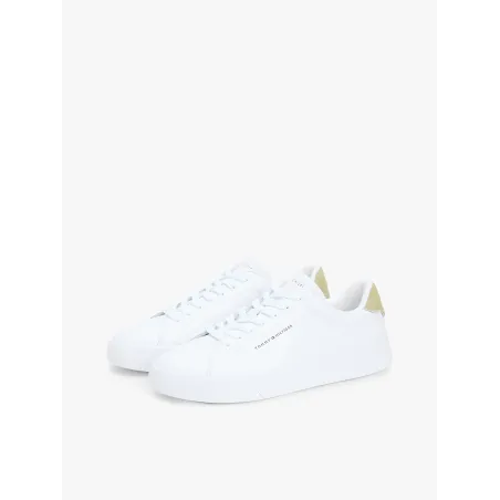 TH Zapatillas de tenis en piel con logo 