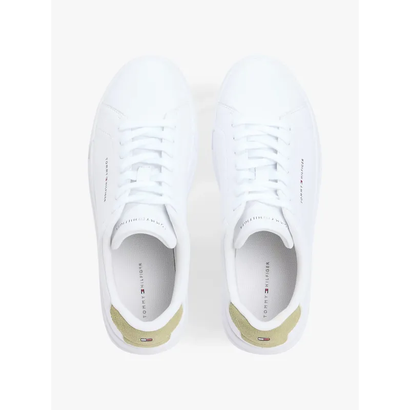 TH Zapatillas de tenis en piel con logo 