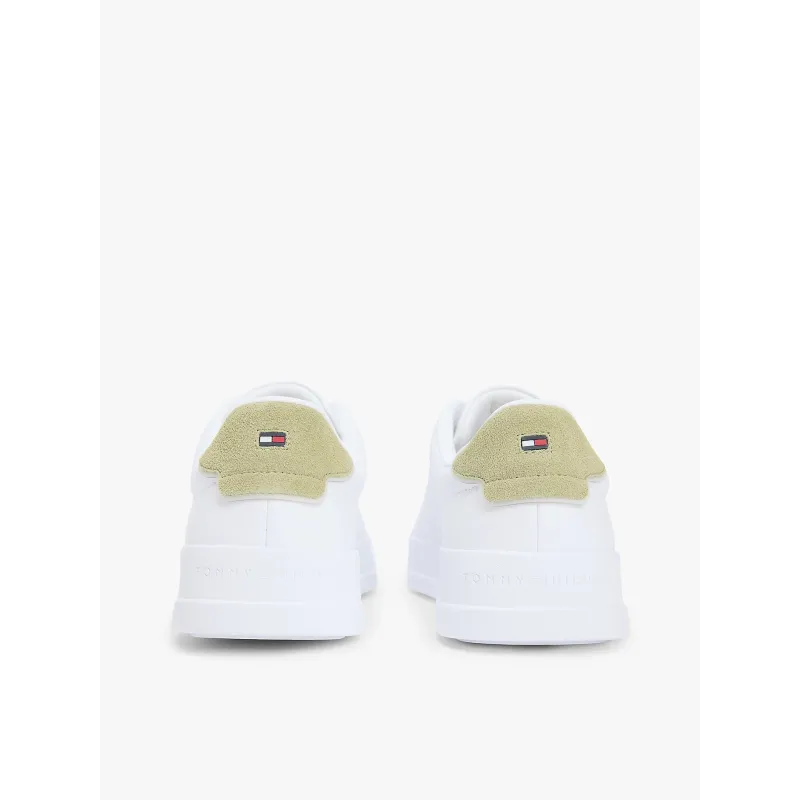TH Zapatillas de tenis en piel con logo 