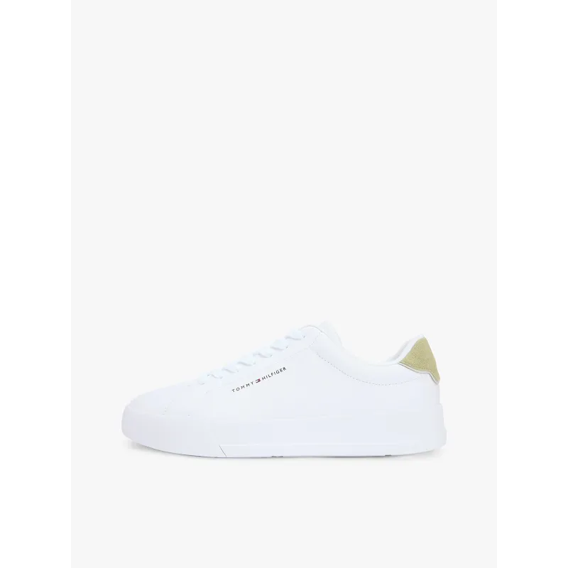 TH Zapatillas de tenis en piel con logo 