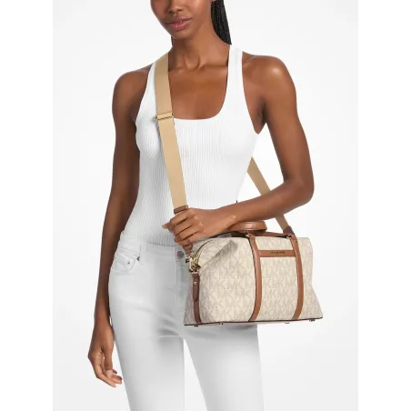 MK BECK MD SATCHEL VANILLA