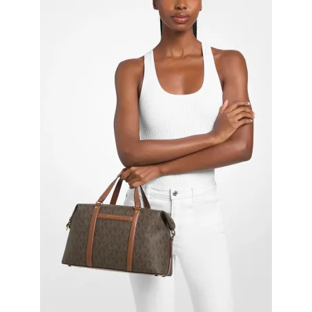 MK BECK MD SATCHEL BROWN
