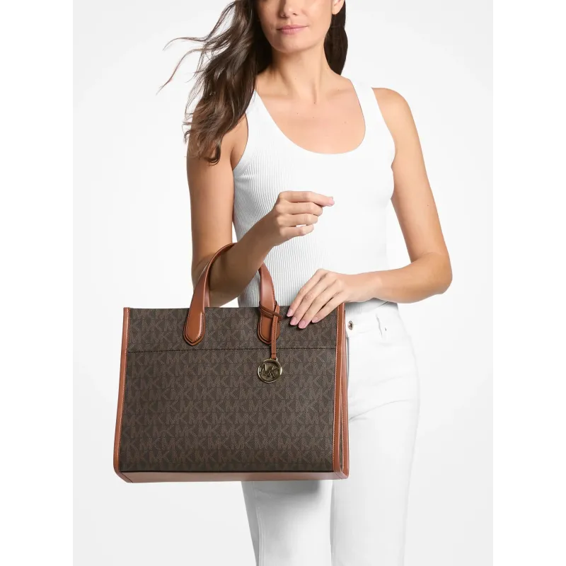 MK GIGI LG TOTE BROWN