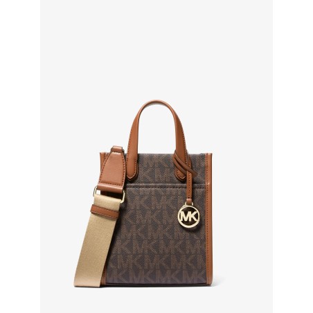 MK GIGI XS NS TOTE XBODY BROWN