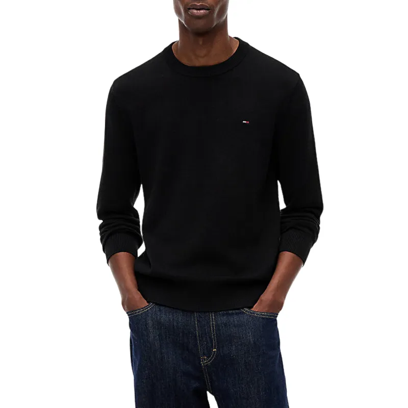 TH JERSEY SLIM LOGO BORDADO BLK