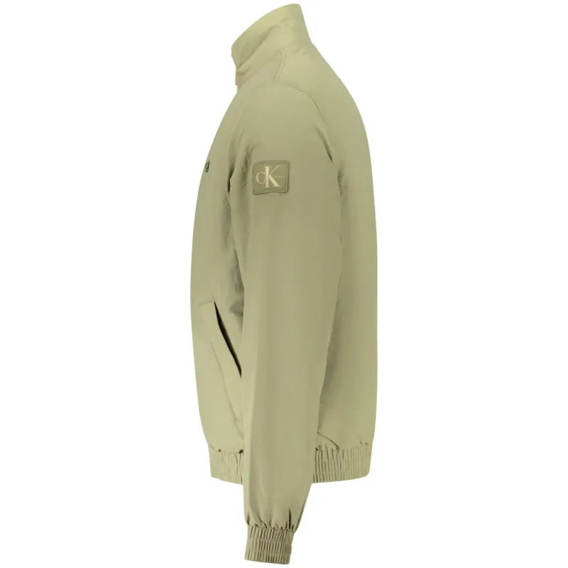 CK Chaqueta de nailon acolchada con cremallerea OLIVE