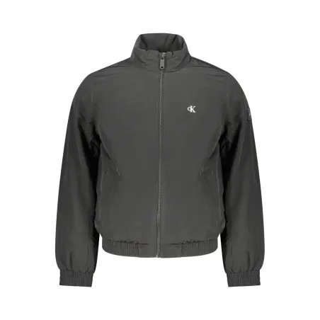 CK Chaqueta de nailon acolchada con cremallerea BLK