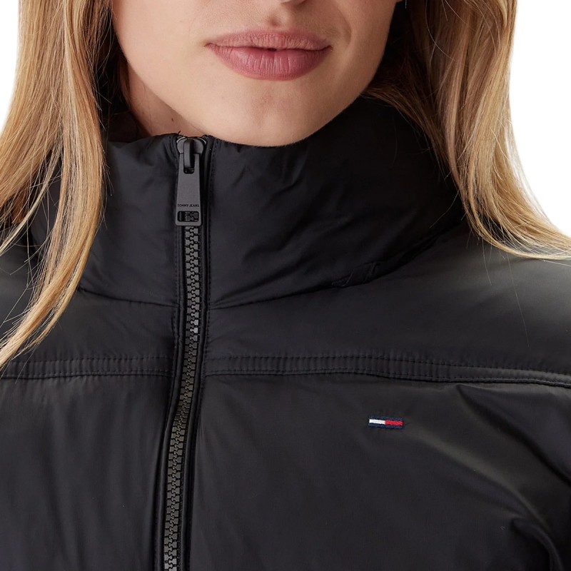 TOMMY  PCKBL HOOD ESS BLK