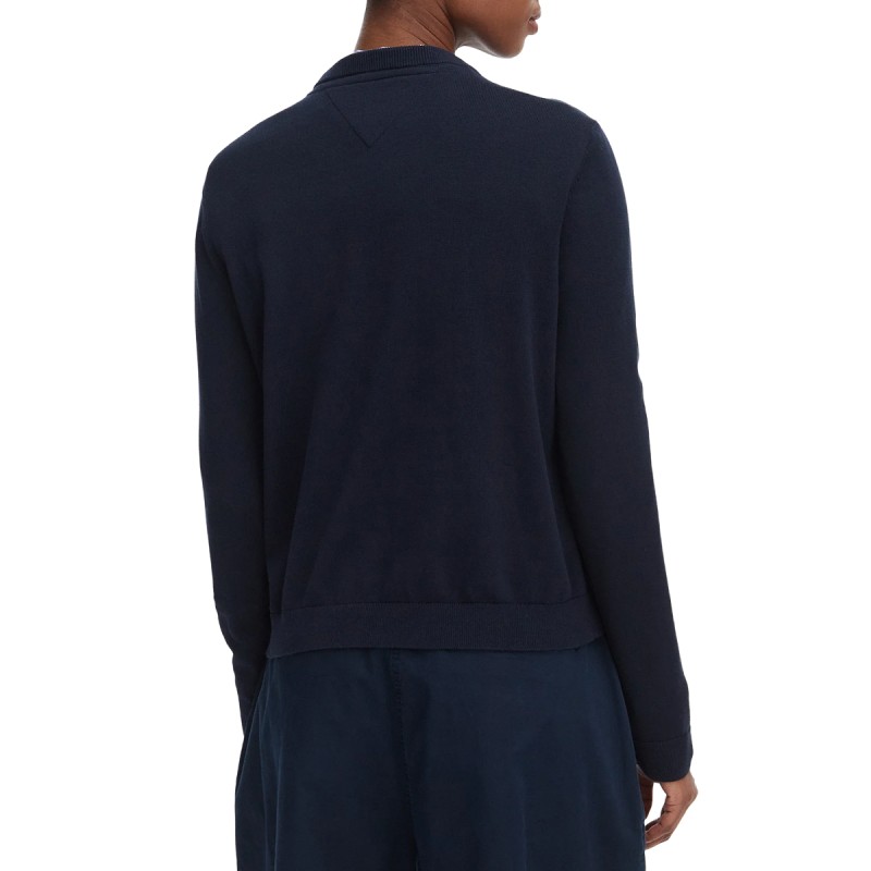 TOMMY JERSEY ESSENTIAL CREW NAVY